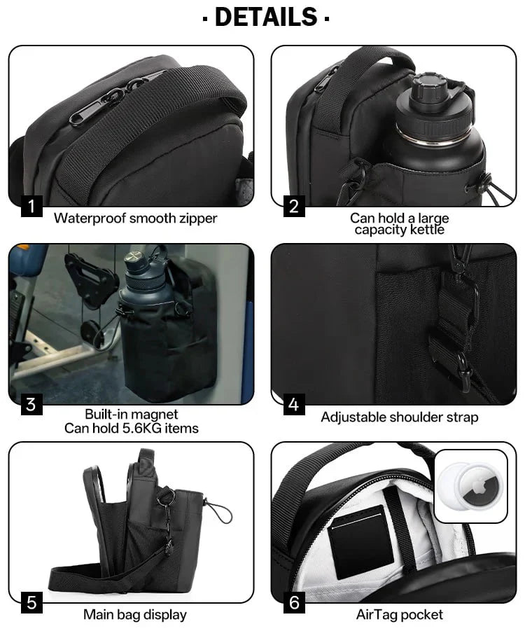 SuperMagneticBag - Magnetic bottle gym bag